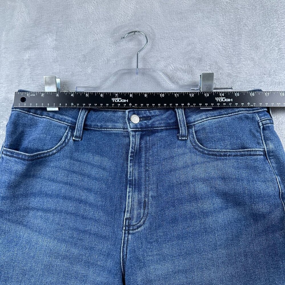 Old Navy High Rise Denim Wow Shorts Womens Size 14 Rolled Cuff Hem Blue - Picture 5 of 9